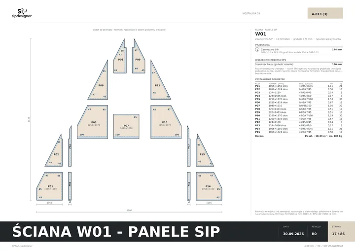 Przykład dokumentacji przygotowanej w sipdesigner